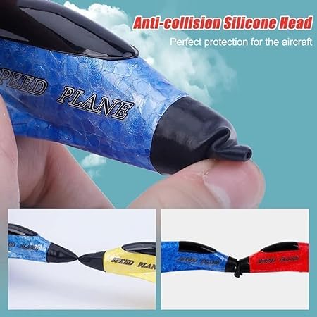 Image of Rc Airplanes, Remote Control Airplanes Glider 2.4 GHZ, Easy to Fly Remote Control Fighter, Epp Foam Rc Aircraft with Automatic Balance Gyro for Kids /Adult Kids(Multicolor)