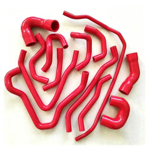 Tuyau d'admission d'air en silicone rouge pour BMW E90 N52 kit de 13 pièces