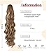 Long Wavy Synthetic Hair Extensions, 26 Inches, Natural Appearance, High Temperature Fiber, For Daily/Party Use (Ash Blonde)