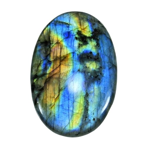 Pierre gemme labradorite naturelle 51x33mm de qualité supérieure GH_NAT_02066