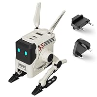 GravaStar Alpha 65W GaN Fast Charger, 3-Port Fast Charger with Multi Plug for Travel, Worldwide Universal Charger for UK/EU/USA, Foldable Wall USB C Charger for iPhone, MacBook, iPad, Galaxy (White)