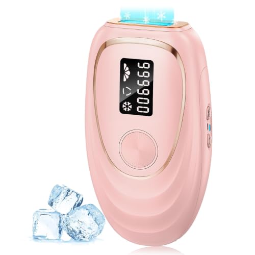 Laser Hair Removal for Women & Men, At-Home IPL Device with Ice Cooling