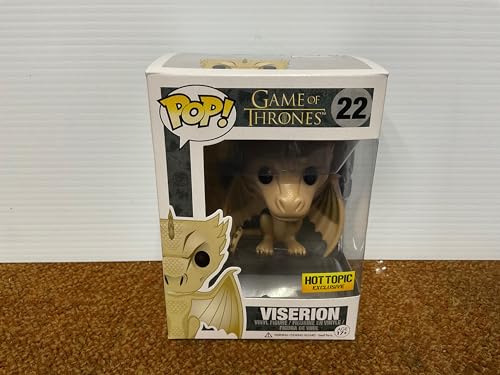 Funko - Bobugt022 - Figurita Cine - Juego de Tronos - Bobble Head Pop Viserion 22 Exclusiva!