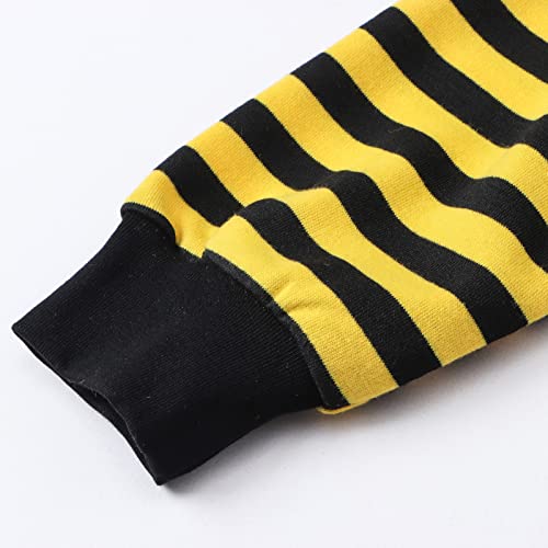 Boys Girls Striped Crewneck Knitted Sweater Thermal Sweatshirt Warm Winter Pullover Winter Casual Cute Clothes4