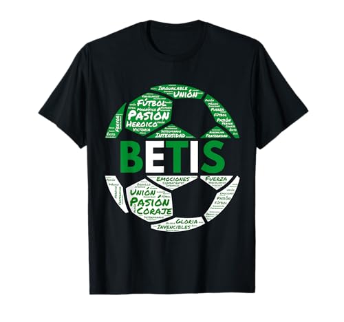 Betis Regalo Aficionado Al Fútbol Verdiblancos Camiseta
