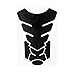 Gorgeri Autocollant de réservoir de moto, protection de protecteur de réservoir d'autocollant de réservoir d'essence de carburant de moto de PVC 3D(Noir)
