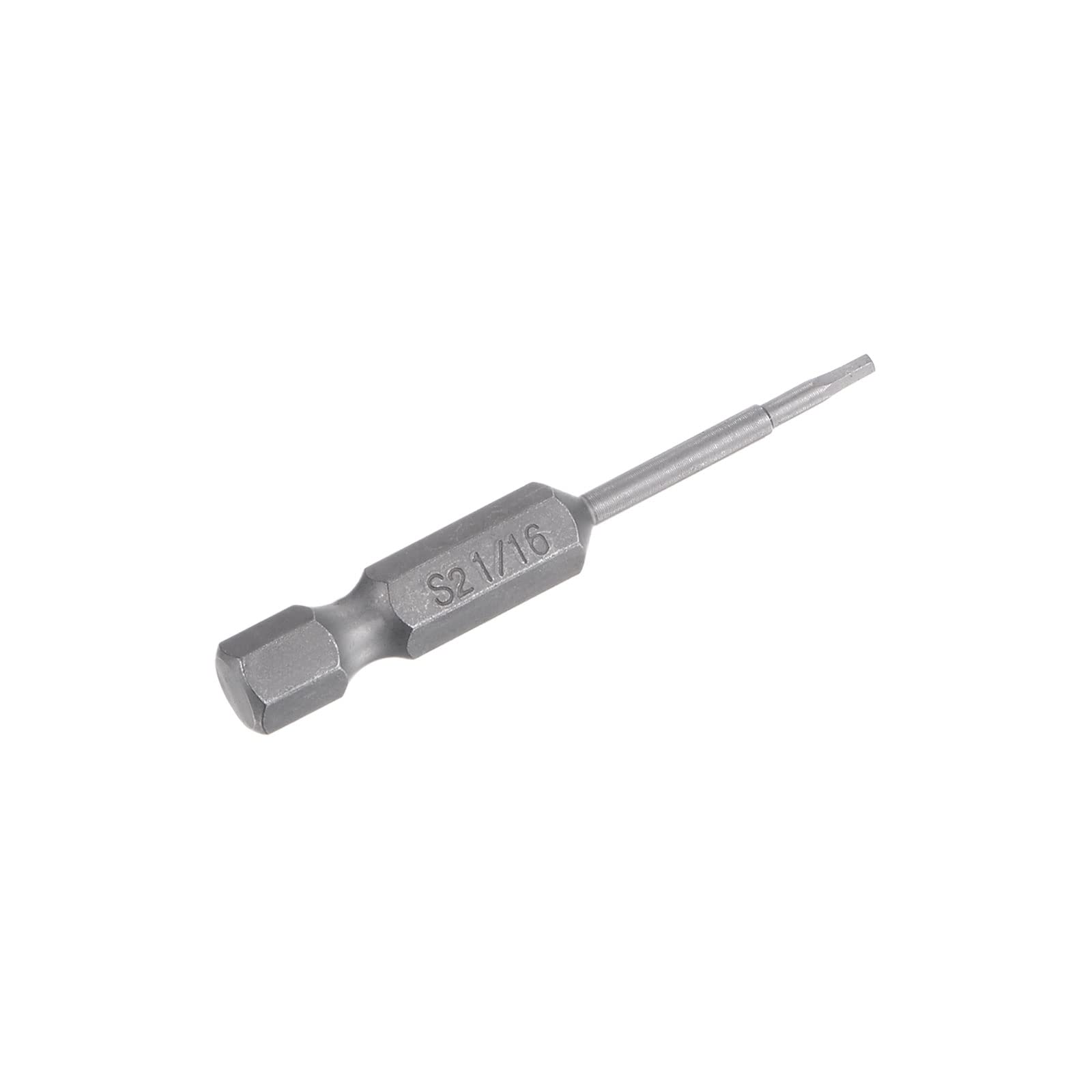 Sourcing Map Sechskant-Schraubendreher-Bit | 1/4 Zoll, 7,6 Cm Länge | Magnetisch, S2 Stahl | Für Bohrmaschinen & Handwerkzeuge