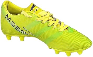 SHIFTER Men's Sport Synthetic TPU Football Studs Shoes Leather Upper for Hard and Grassy Surfaces Suitable for Sports, Die Cut Soft Cushion, Light Weight Insole