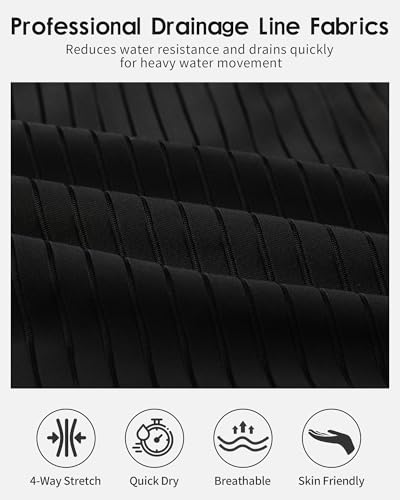 beautyin Women's Boyleg One Piece Swimsuit Racerback Athletic Bathing Suit4