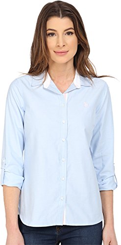 U.S. Polo Assn. Juniors' Long-Sleeve Solid Oxford Shirt