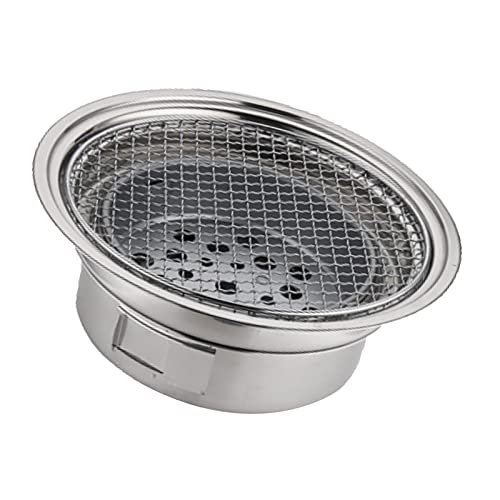 Grill per barbecue con griglia, barbecue portatile stufa giapponese a carbone/piastra per barbecue per uso domestico