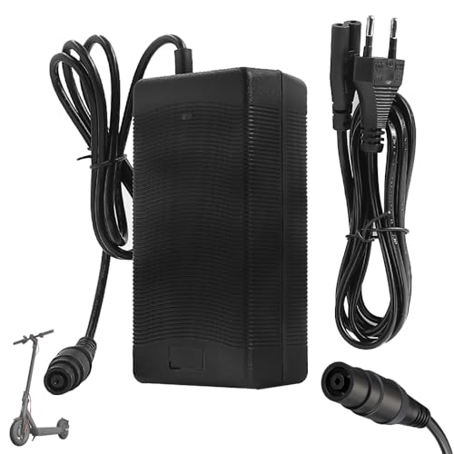 HORO.ES Cargador Patinete Xiaomi 4 Pro Plus, 4 Pro MAX, 5 MAX y Segway-Ninebot F3 D, F3 PR0 D, Cargador Patinete Electrico 54.6V