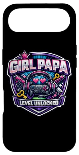 Girl Papa Level Unlock New Father Dad Daughter �Q�[�}�[�Q�[�� �X�}�z�P�[�X iPhone Air �p