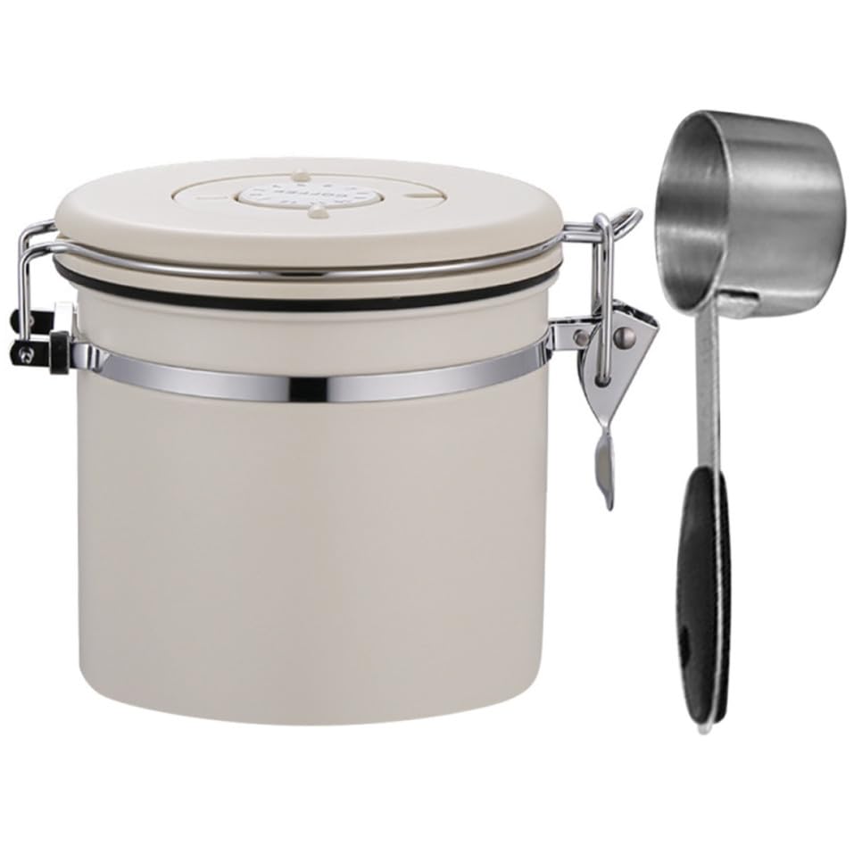 Recipiente de vacío para café hermético Happyyami de 1.2l que aísla el aroma con acero
