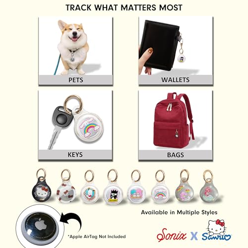 Image of Sonix x Sanrio Cases for Apple AirTags with Keychain (Care Bears + Hello Kitty & Friends)