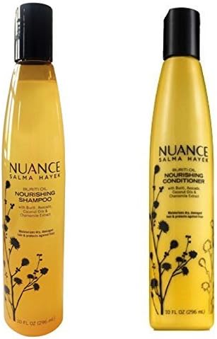 Nuance Salma Hayek Buriti Oil Shampoo and Conditioner Bundle of Two- 10 Oz Each