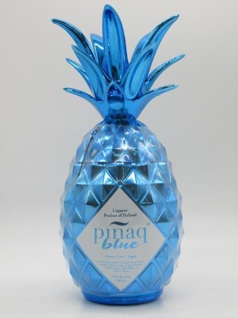 Amazon.co.jp: ピニャック ブルー 17度 750ml □パイナップル型の