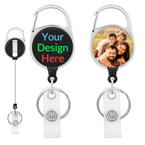 Custom Retractable Badge Holder 2-Pack