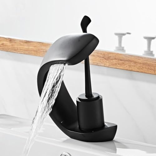 Robinet cascade salle de bain à levier unique avec flexibles standards - 7