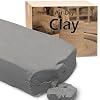 ReArt Air Dry Modeling Clay, for Sculpting, Wheel Throwing, Hand Building, All-Purpose Modeling Clay 10lbs for Sculpting Gray