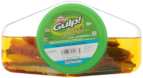 Berkley Gulp! Alive! Shrimp Assortment , 3-Inch