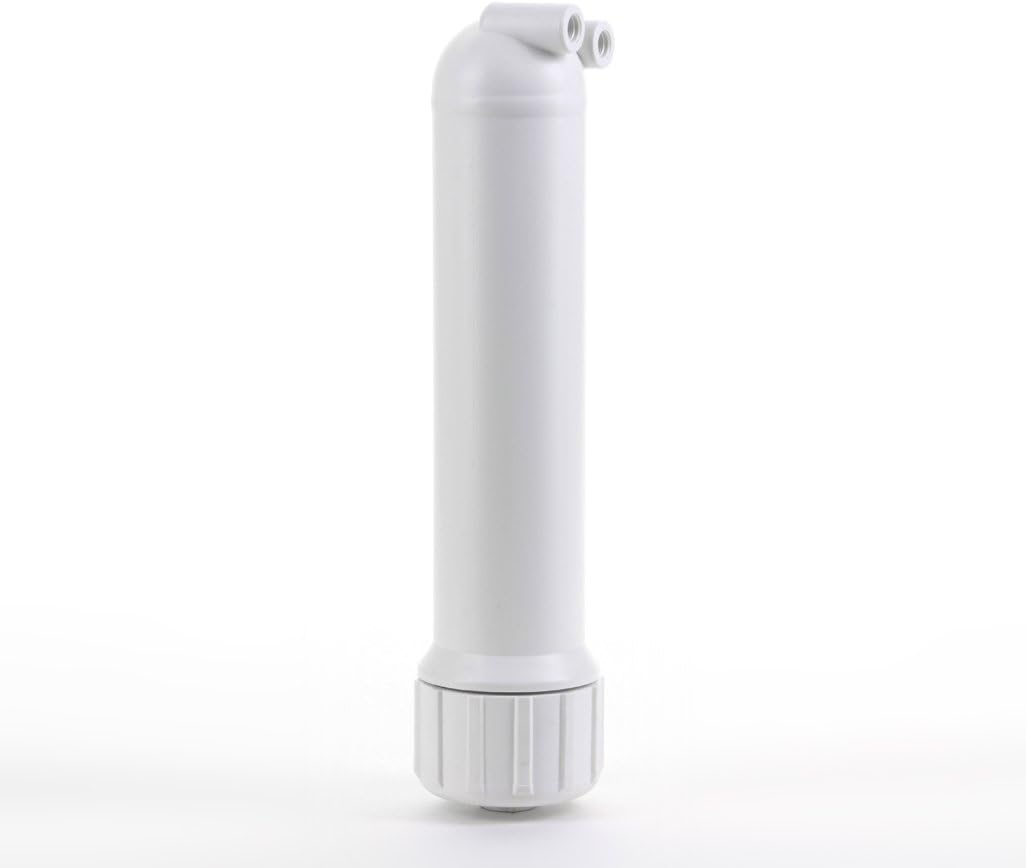 Hydronix MH03-1812WH Reverse Osmosis Membrane Housing for 30, 50, 75, 100, 125 GPD 12" membranes - White, 1/8" NPT Ports
