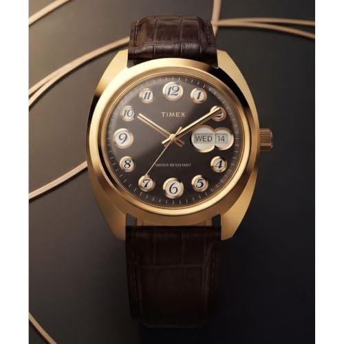 Image of TIMEX Round 37mm Black Dial Analog Men Watch - TW2Y82100UJ
