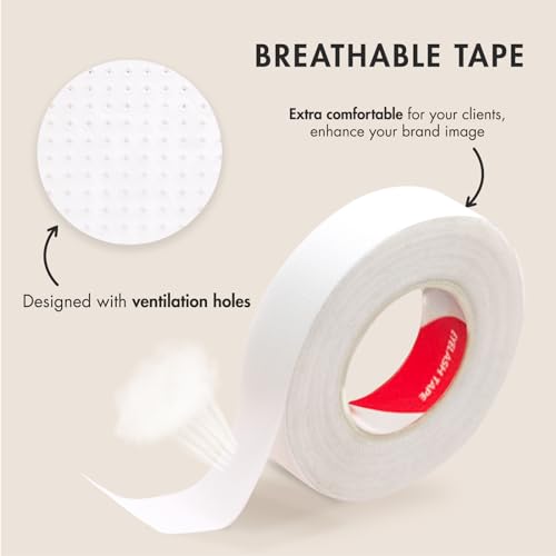 Embagol LT-4MM-12 Rolls Lash Tape Micropore Breathable Eyelash Tape For Eyelash Extensions To Secure Eye Patches And Lift Eyelid thumb #1