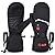 SAVIOR HEAT Heated Mittens Battery Ski Gloves, Upgraded Electric Rechargeable Mitts for Skiing Camping Hiking Arthritis Hands Men Women (S)