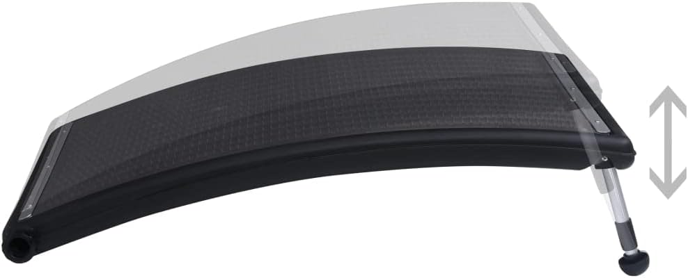 1PCS Curved Pool Solar Heating Panel Heating System Heater Outdoor Garden Patio Balcony Backyard Pool Equipment 43.3"x25.6"