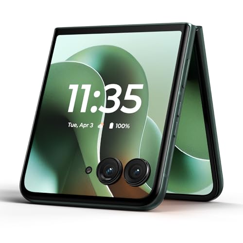Image of Motorola Razr Ultra 2025 | Unlocked | Made for US 16 /512GB | 50MP Camera | Pantone Scarab