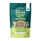 Rainbow Hoops, Artistian Keto Cereal - Low Carb, Non-GMO, Gluten Free, Low Sugar, Zero Preservatives - Plant Based Protein - Perfect for Keto, Vegan and Paleo Diets - Made in Canada (280g)