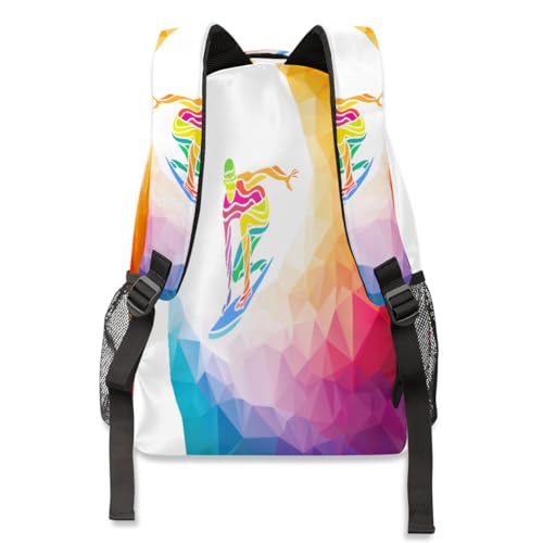 Sac à dos de surfeur décontracté et polyvalent pour ordinateur portable - 5
