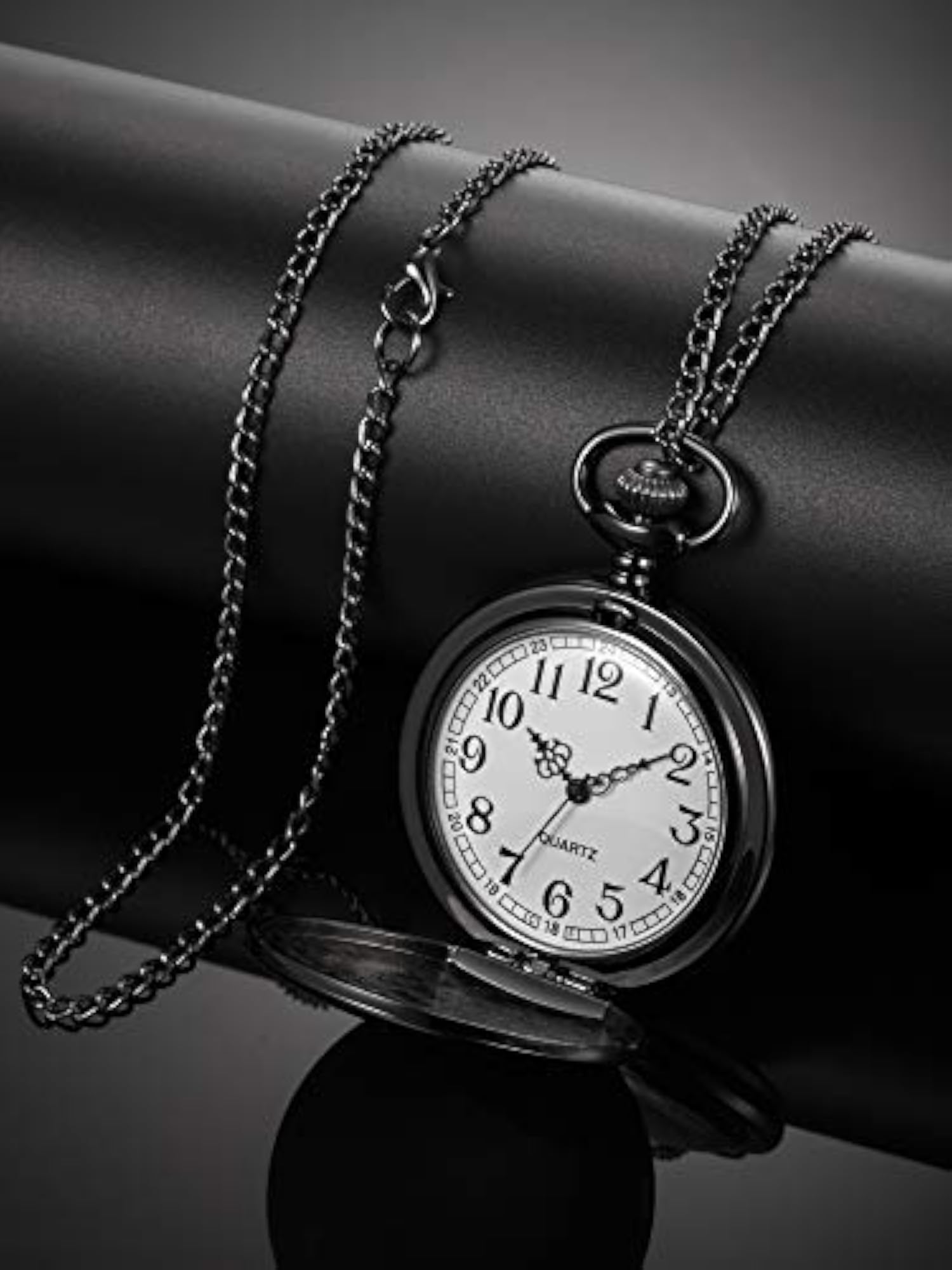 Engraved Pocket Watch Gift for Husband or Boyfriend, Love Message