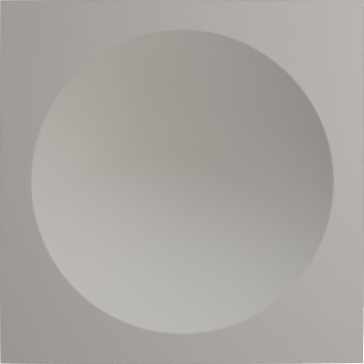Ekena Millwork 19 5/8"W x 19 5/8"H Sloane EnduraWall Decorative 3D Wall Panel, Bright Chrome (Covers 2.67 Sq. Ft.