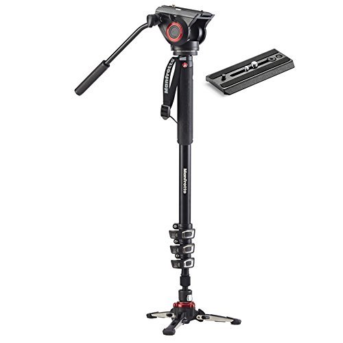 Amazon.co.jp: ZAYKIR Manfrotto Xpro アルミニウムビデオ一脚 500