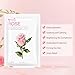 GUOYAOLIFU Facial Masks Skincare for Women,Rose Moisturize Face Mask Sheet for Girl,Hydrating Face Mask for All Skin Types,Dry Skin & Sensitive Skin(8-Packs)
