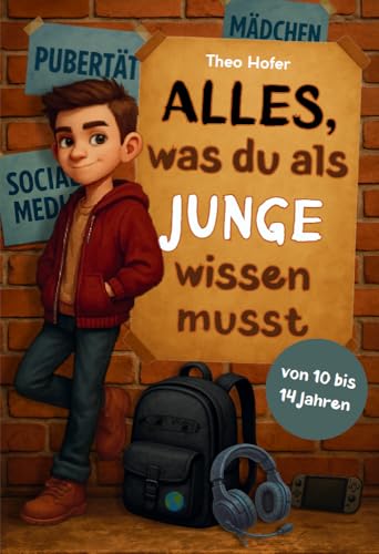 Alles, was du als Junge wissen musst: Pubertät Ratgeber und Aufklärungsbuch für Jungen 10-14 Jahre – Dein Begleiter durch die Jugend - ideales Geschenk für Teenager (German Edition)