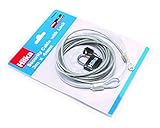 Ultra fuerte cable de seguridad de acero con un revestimiento de vinilo para proteger de marcado/scratching
