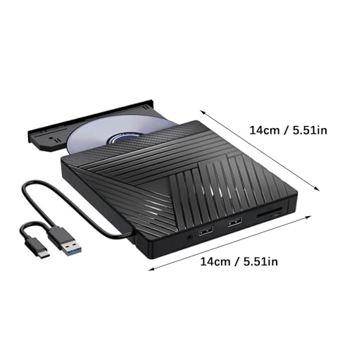 Lecteur de disque externe portable USB 3.0 Type C grande compatibilité - 6