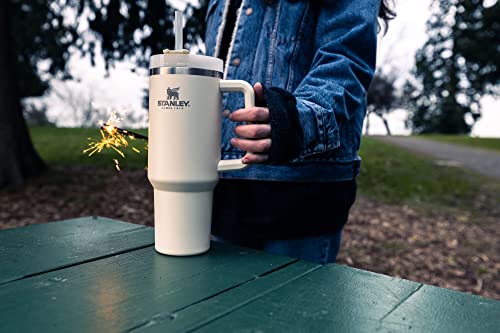 Image of Stanley Adventure Quencher Travel Tumbler 40 Oz, Pack Of 1, Cream Color (Stainless Steel), 40 fluid ounce