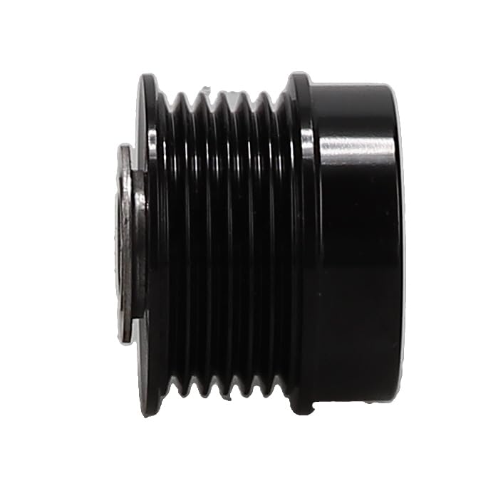 New Premium Grade 6-Groove Decoupler Pulley Compatible with Jeep Wrangler 2018 2019 2020 2021 2022 2023 & Gladiator 20 21 22 23 V6 3.6L 3604cc Replaces 021040-32806 920080 0210403280 021040-3280