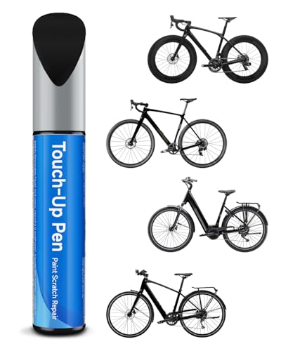 T-rek Black Matte (TK001-SM) Bike Touch Up Paint Compatible with Trek, Touch Up Paint Kit - Exact Match Color for Scratches & Rust Repair & Chipped Bike Frames- Save Mone/Easy to Use