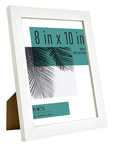 Image of MCS Studio Gallery Frame, White Woodgrain, 8 x 10 in, Single (Pack of 2)