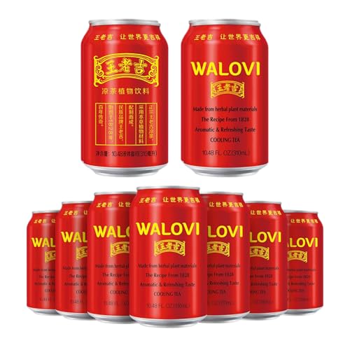 WLJ Herbal Tea - Canned, 10.48fl oz， Wanglaoji (24)