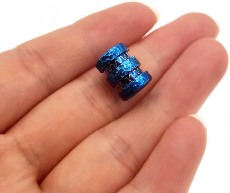 Hand Carving Titanium Paracord Bead,EDC Tools Knife Flashlight Lanyard Cord Beads Metal Charms Accessories,1pc - Image 7