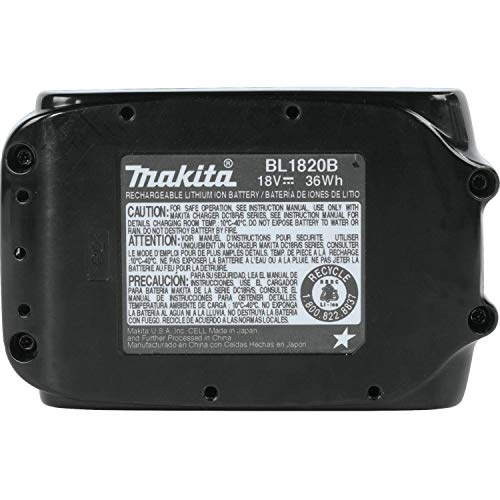 Image of Makita BL1820B-2 18V Compact Lithium-Ion 2.0Ah Battery Twin Pack