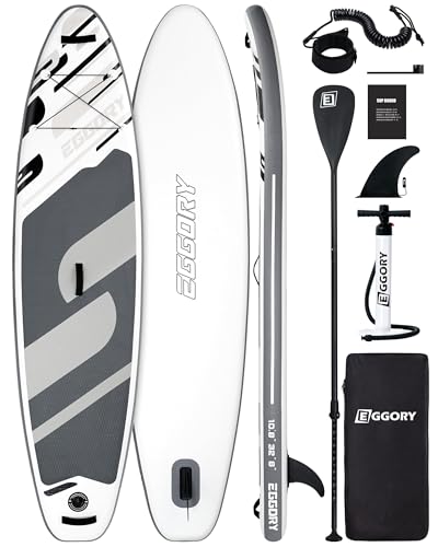 Image of Inflatable Paddle Board, Stand Up Paddle Board | Stable Design with Non-Slip Comfort Deck, Portable Travel Paddle Board