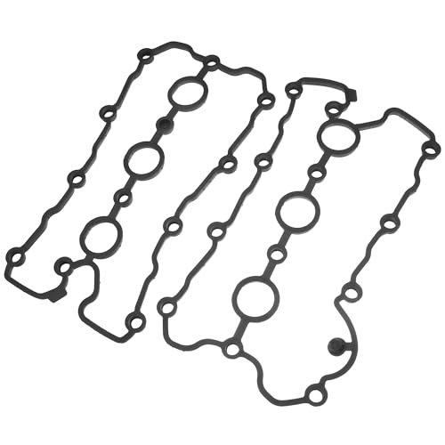 Image of uxcell Engine Valve Cover Gaskets No.06E103483G /06E103484G for Audi A6 Quattro 2005-2008 Black