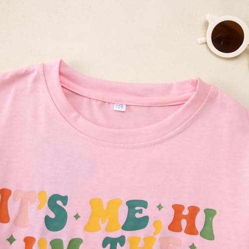Image of GLIGLITTR Birthday Girl Shirt Its Me Hi Im The Birthday Girl Its Me Kids Birthday Party Tshirt Girls Bday Outfits Tops 5-12Y